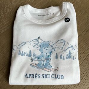 Abercrombie and Fitch Kids Care Bears Après Ski Club Long Sleeve Tee 9/10 NWT!